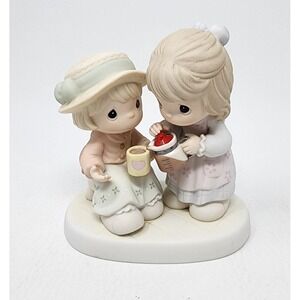 Precious Moments "Grounds For A Great Friendship" Porcelain Figurine Girlfriends